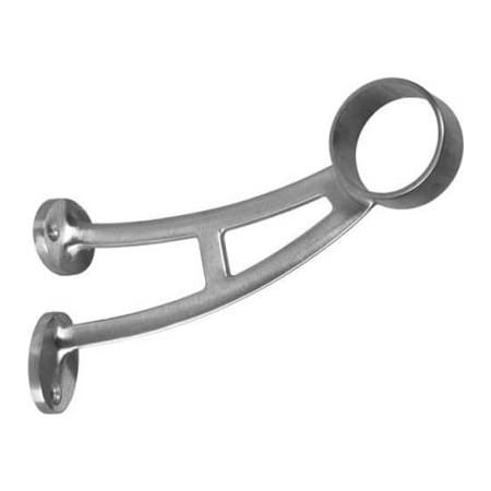 Lavi Industries Lavi Industries, Bar Mount Bracket, for 1.5" Tubing, Satin Stainless Steel 44-402/1H